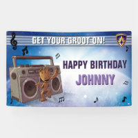 Guardians of the Galaxy - Groot - Birthday Banner
