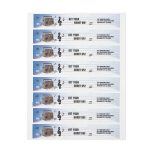 Guardians of the Galaxy - Groot - Birthday Wrap Around Label