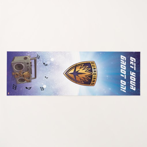 Guardians of the Galaxy Groot Boombox Yoga Mat Zazzle