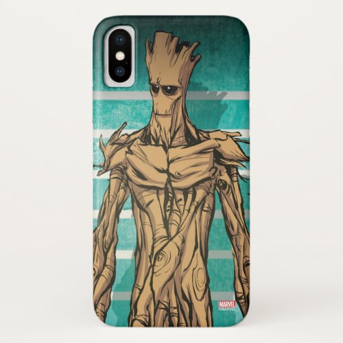 Guardians of the Galaxy  Groot Mugshot iPhone X Case