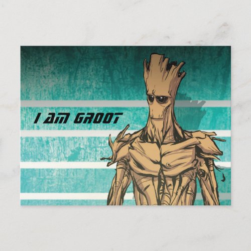 Guardians of the Galaxy  Groot Mugshot Postcard