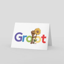 Guardians of the Galaxy | Groot Name Flower Card