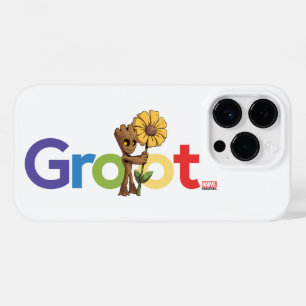 Guardians of the Galaxy Groot Name Flower Case-Mate iPhone 14 Pro Case