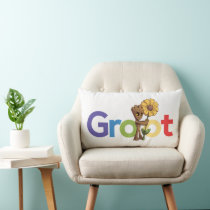 Guardians of the Galaxy | Groot Name Flower Lumbar Pillow