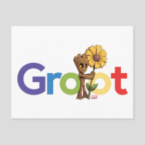 Guardians of the Galaxy | Groot Name Flower Postcard