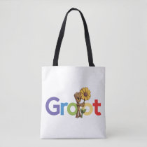 Guardians of the Galaxy | Groot Name Flower Tote Bag