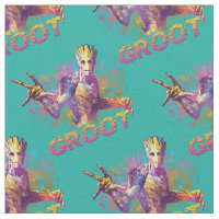 Guardians of the Galaxy | Groot Neon Graphic Fabric