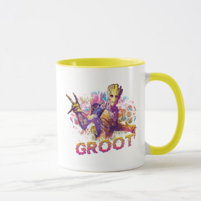 Guardians of the Galaxy | Groot Neon Graphic Mug (Right)