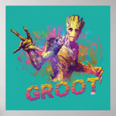 Get the of Guardians On Your | Poster Groot Galaxy Zazzle |