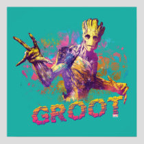 Guardians of the Galaxy | Groot Neon Graphic Poster