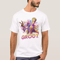 Guardians of the Galaxy | Groot Neon Graphic T-Shirt