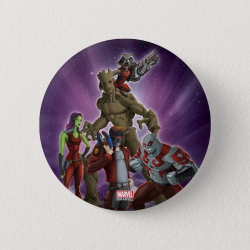 Guardians of the Galaxy  Group In Space Pinback Button