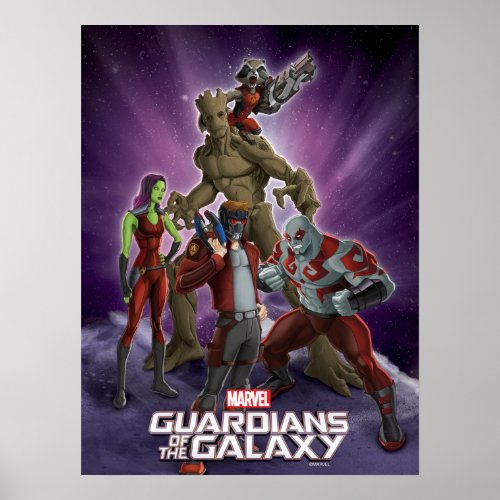 Guardians of the Galaxy  Group In Space Poster