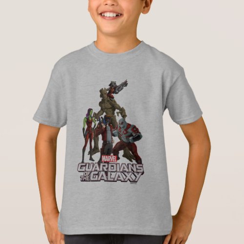 Guardians of the Galaxy  Group In Space T_Shirt