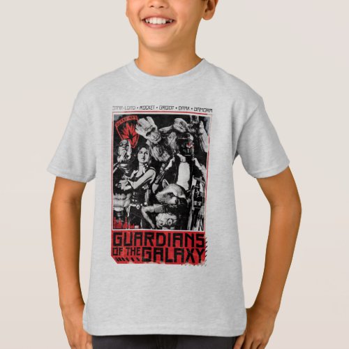 Guardians of the Galaxy  Grunge Crew Art T_Shirt