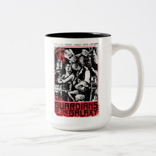 Guardians of the Galaxy  Grunge Crew Art Two_Tone Coffee Mug
