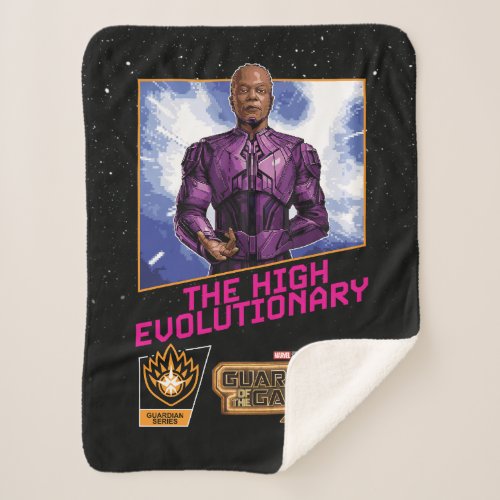 Guardians of the Galaxy High Evolutionary Box Art Sherpa Blanket