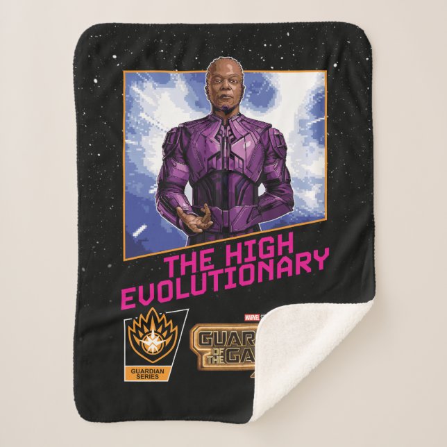 Guardians of the Galaxy High Evolutionary Box Art Sherpa Blanket (Front)