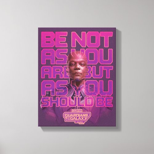 Guardians of the Galaxy High Evolutionary Quote Canvas Print