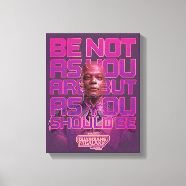 Guardians of the Galaxy High Evolutionary Quote Canvas Print (Front)