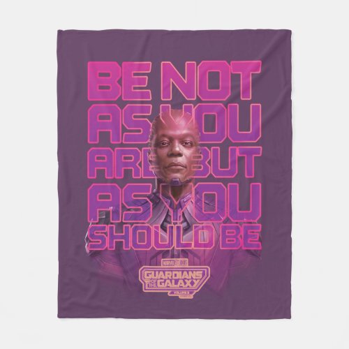 Guardians of the Galaxy High Evolutionary Quote Fleece Blanket