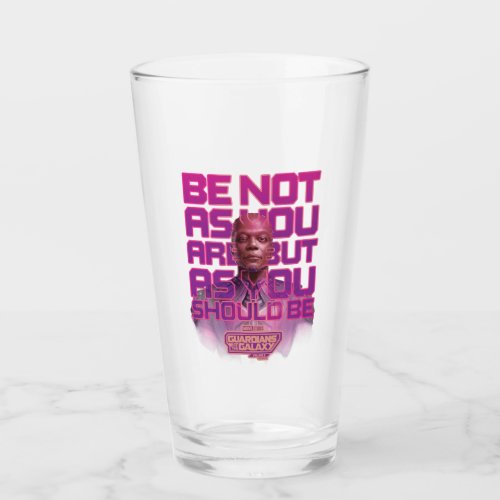Guardians of the Galaxy High Evolutionary Quote Glass