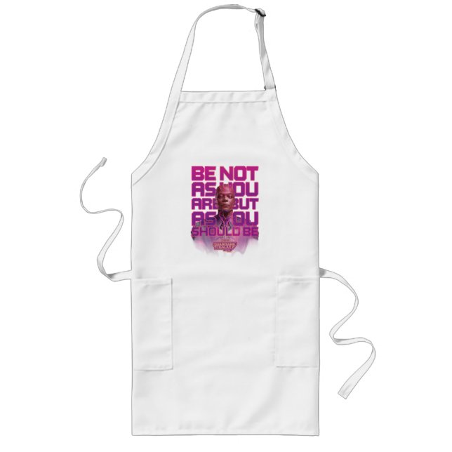 Guardians of the Galaxy High Evolutionary Quote Long Apron (Front)