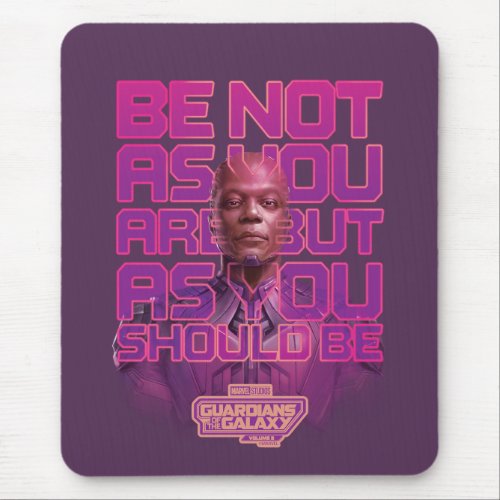 Guardians of the Galaxy High Evolutionary Quote Mouse Pad