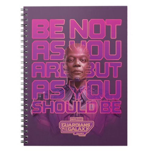 Guardians of the Galaxy High Evolutionary Quote Notebook