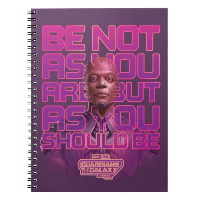 Guardians of the Galaxy High Evolutionary Quote Notebook (Front)