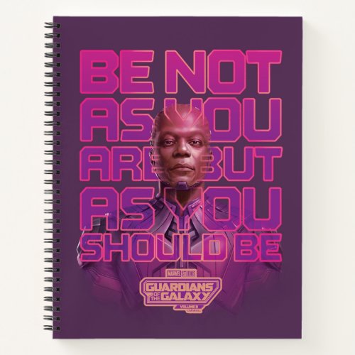 Guardians of the Galaxy High Evolutionary Quote Notebook