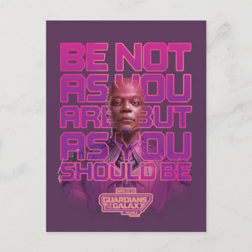 Guardians of the Galaxy High Evolutionary Quote Postcard