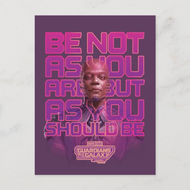 Guardians of the Galaxy High Evolutionary Quote Postcard (Front)