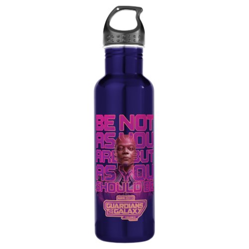 Guardians of the Galaxy High Evolutionary Quote Stainless Steel Water Bottle