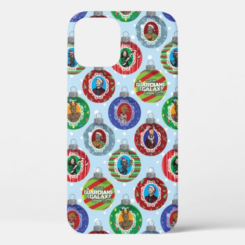 Guardians of the Galaxy Holiday Bauble Pattern iPhone 12 Case