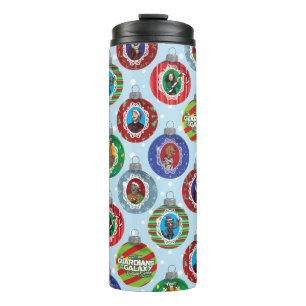 Guardians of the Galaxy Holiday Bauble Pattern Thermal Tumbler