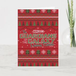 Guardians of the Galaxy Holiday Cross Stitch Card
