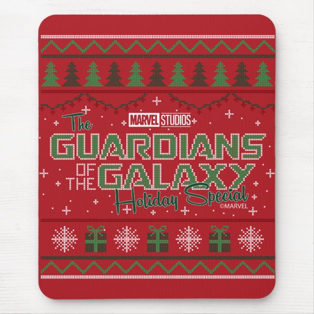 Guardians of the Galaxy Holiday Cross Stitch Mouse Pad (Front)