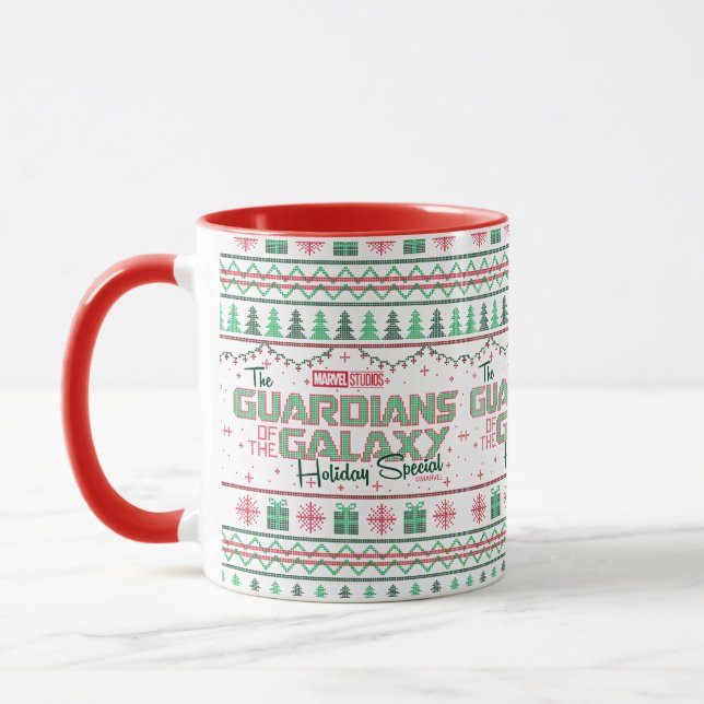 Guardians of the Galaxy Holiday Cross Stitch Mug (Left)
