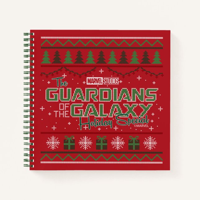 Guardians of the Galaxy Holiday Cross Stitch Notebook (Front)
