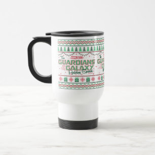Guardians of the Galaxy Holiday Cross Stitch Travel Mug