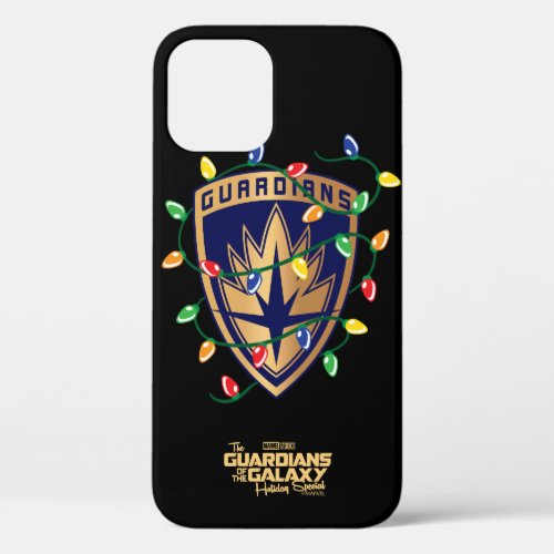 Guardians of the Galaxy Holiday Logo  Lights iPhone 12 Case