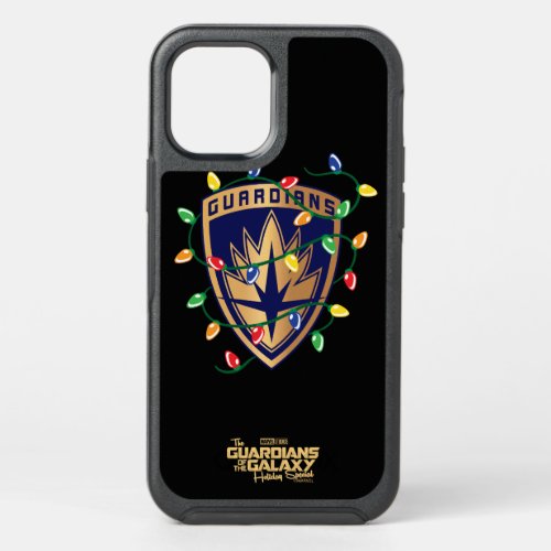 Guardians of the Galaxy Holiday Logo  Lights OtterBox Symmetry iPhone 12 Case