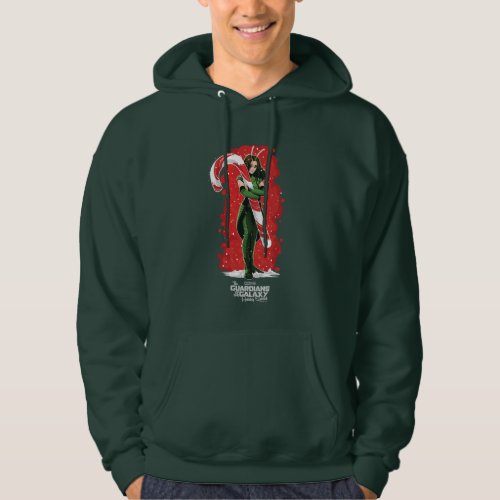 Guardians of the Galaxy Holiday Mantis Candy Cane Hoodie