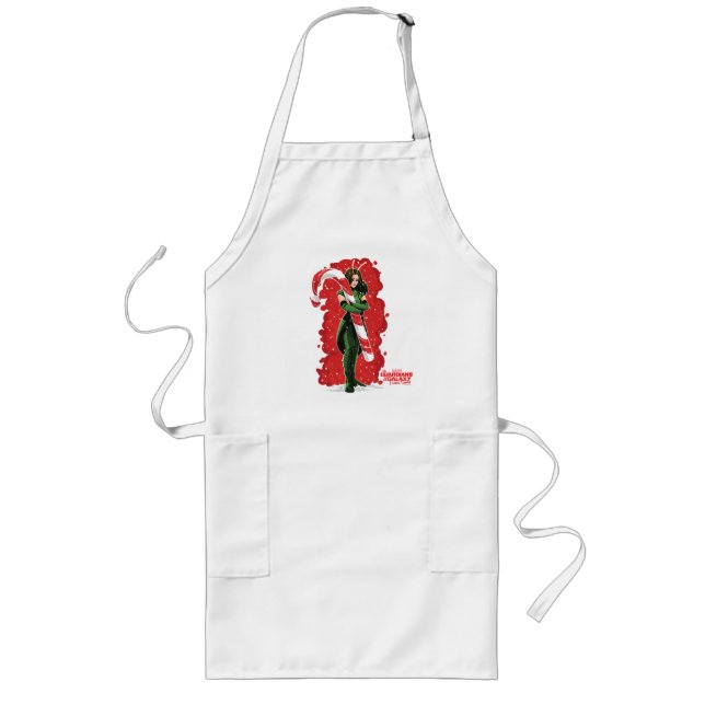 Guardians of the Galaxy Holiday Mantis Candy Cane Long Apron (Front)