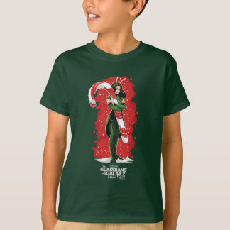 Guardians of the Galaxy Holiday Mantis Candy Cane T-Shirt