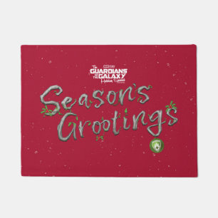 Guardians of the Galaxy Holiday Season's Grootings Doormat