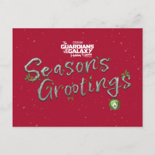 Guardians of the Galaxy Holiday Season's Grootings Postcard