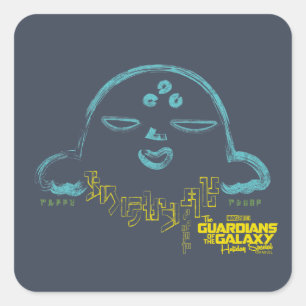 Guardians of the Galaxy Holiday Star-Lord Tee Square Sticker