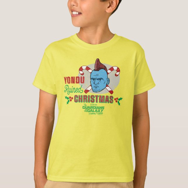 Guardians of the Galaxy Holiday Yondu Graphic T-Shirt (Front)